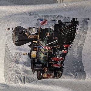 Railroad tee Virginia and Truckee steam (new)